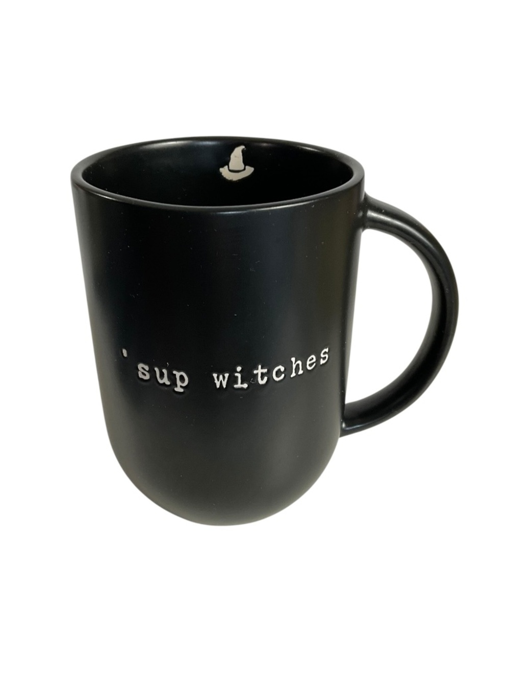 Market Finds MRKT ‘Sup Witches Black Ceramic Coffee Mug 18 Oz Halloween